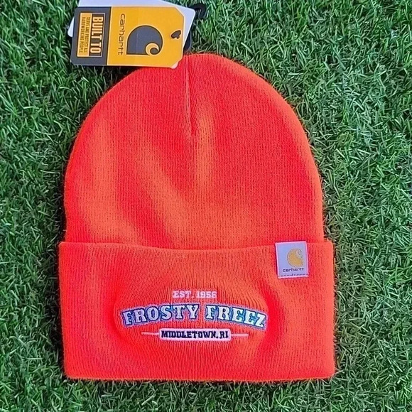 Carhartt Other - Carhartt Bright Orange Frosty Freeze Cap Middletown RI